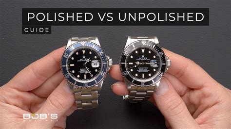 how to get a brushed finish on a rolex